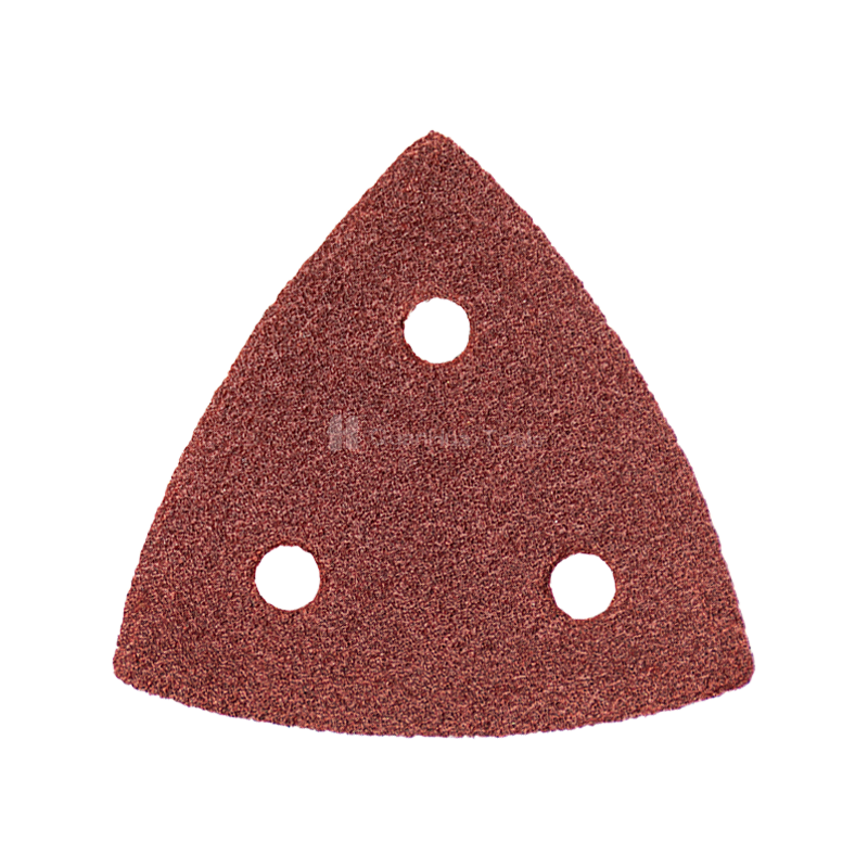 80*80 mm slitstarkt träpolerande triangulärt sandpapper