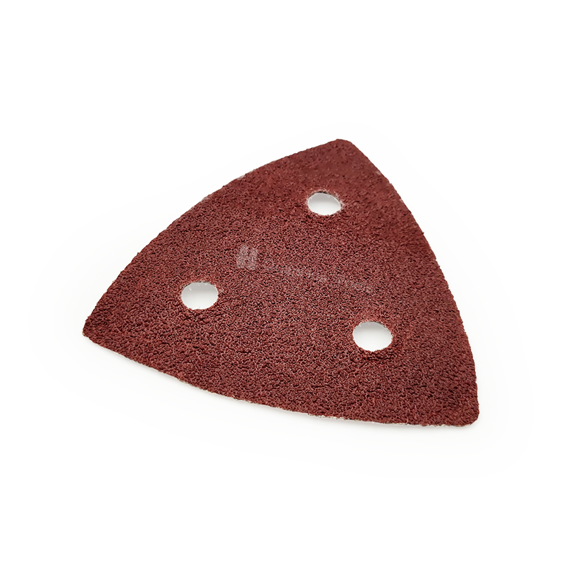 80*80 mm slitstarkt träpolerande triangulärt sandpapper